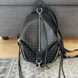 Rebecca Minkoff Julian Backpack- Black/Silver Studs